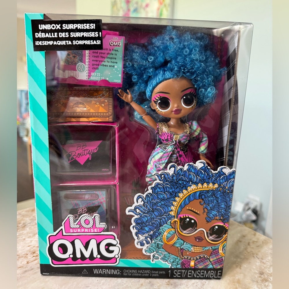 L.O.L. Surprise! OMG Doll with Vibrant Blue Hair